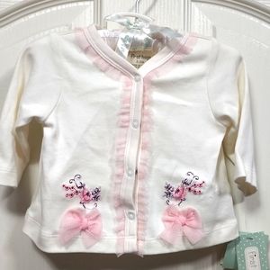 Baby girl's long sleeved shirt NWT by First Hugs